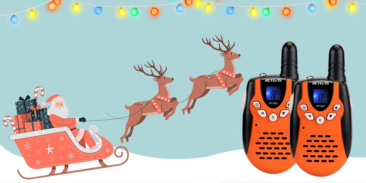 aire libre con la familia Use walkie-talkie al aire libre con la familia